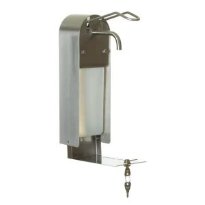 DIH75E Elbow operated stainless steel soap dispenser - Image 4