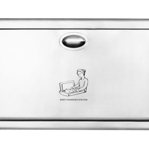 BABW91 RECESSED STAINLESS FRAME BABY CHANGER - Image 3