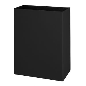 DISH35-TB 24 litre black wall mounted bin - Image 1
